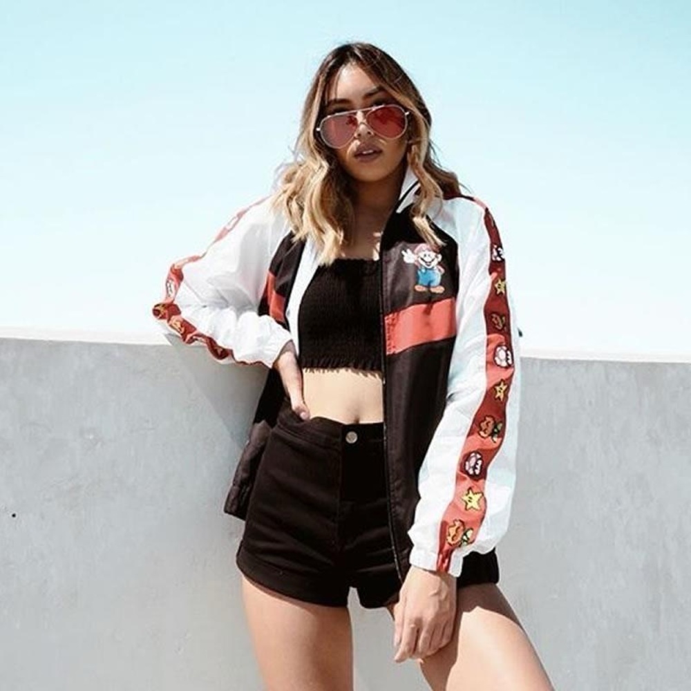 Super Nintendo x Forever21 Windbreaker Jacket - Picture 4 of 5